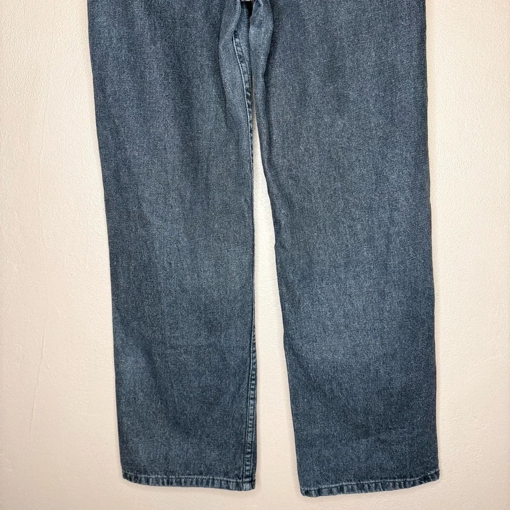 Levi's Silvertab Jeans Boy's Size 20 Reg 30x32 Gray Dark Wash Straight Baggy